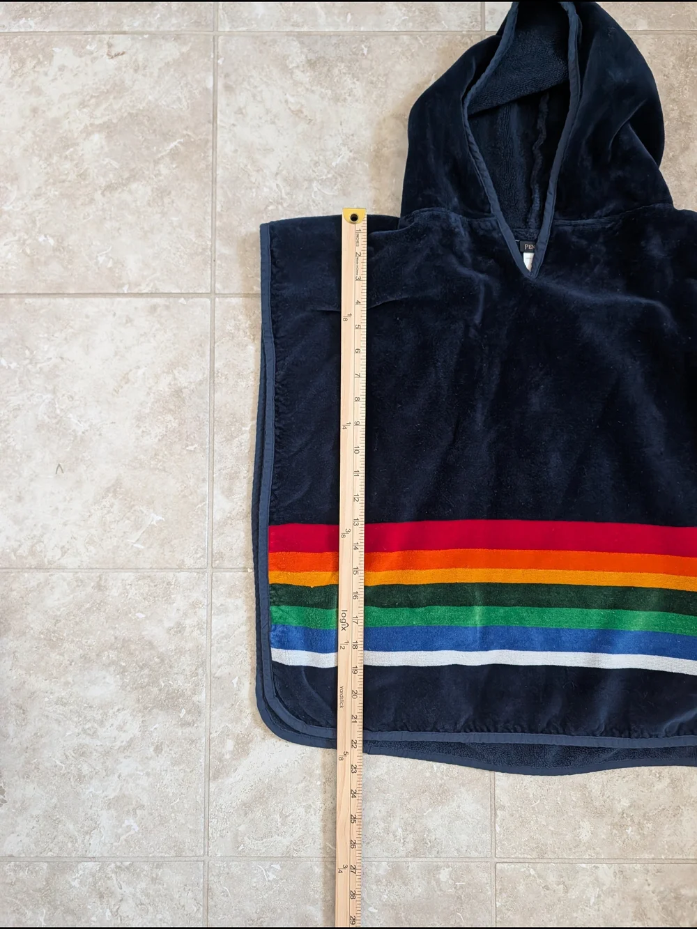 Pendleton Towel Poncho Crater Lake Hooded Surf Swim Beach Wearable Youth Kids